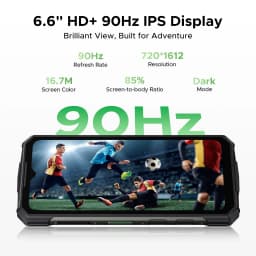 Doogee Fire 5 Pro Rugged Smartphone 13000Mah Battery 24Gb Ram(4Gb+20Gb) 128Gb Rom 6.6'' Display Helio G81 Android 16 Smartphone