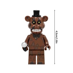 Cute Cartoon Game Figure Bricks Freddy Bonnie Chica Miniatures Kawaii Bonnie Bear Desktop Ornament Birthday Party Favors Gift