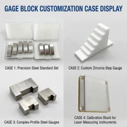 Ceramic Gauge Block 1/5Pcs ISO Grade 0, Factory Inspection Report, Calibration for Various Measuring Instruments, Customizable