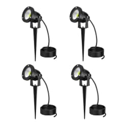 1 Meter Cable IP65 LED Landscape Spike Lamp 5W 10W Warm White Blue Spot Light for Garden Lawn AC DC12V24V 220V110V