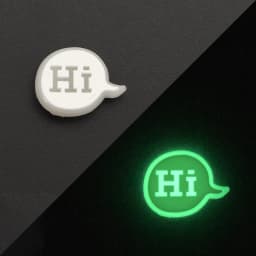 1PCS Luminous Shoe Charms Set for Clog Sandals Decoration DIY Shoe Charm Pins for Men Women Kids Letters Rainbow Food