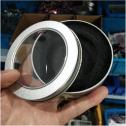 Copper Core Bullet Shape Hand Spinner Spinner Finger Spinner Metal Spiner with Box Anti Relieve Stress Toys for Adult