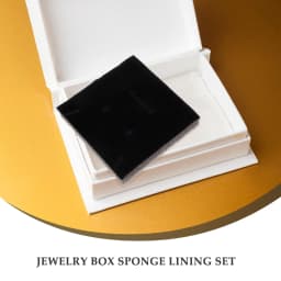 20Pcs Jewelry Box Inserts Elegant Sponge Lining Organizer Superior Protection Display Insert Jewelry Box Inserts