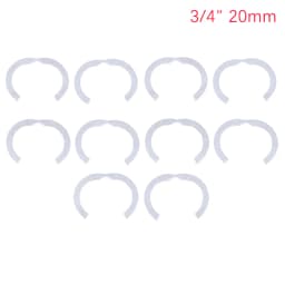 10pcs Segment Rings Solar Tube Stainless Steel Corrugated Pipe DN16 DN20 DN25 DN32 Union Nut Solar Power Supplies Home