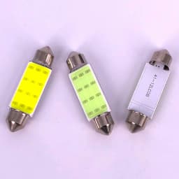 Discount 100Pcs C10W C5W LED COB Festoon 31mm 36mm 39mm 41/42mm 12/24V Bulbs For Cars License Plate Interior Reading Light 12SMD