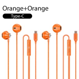 Wired Headphones For ios Android In Ear Earphones HiFi Surround Sound USB Type C Music Gaming Earplugs For iPhone 17 Pro Samsung