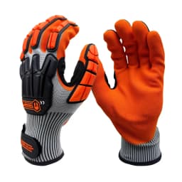 NMSafety Anti-Vibration Cut-Resistant Work Gloves Nitrile Oilproof with Good Grip Palm High-Quality Garden Protection Gloves