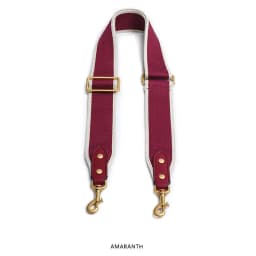 Crossbody bag striped strap canvas nylon strap designer Adjustable shoulder bag replacement with genuine leather parts accessory