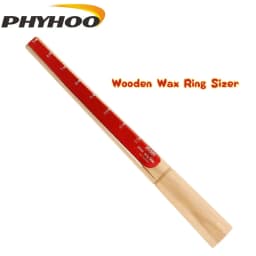 Wood Wax Calving Ring Mandrel Wax Tube Ring Ream Hole Filer Carving Ring Size Measuring Making Stick