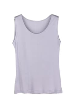 SuyaDream Women Tanks Knitted Real Silk Solid Vest O Neck Sleeveless Basic T Shirt 2025 Spring Summer Tops