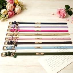 Personalized PU Leather Dog Collar Free Custom Dog Name Collars Pet Puppy Necklace With Cute Tag Soft For Small Medium Dogs Cats