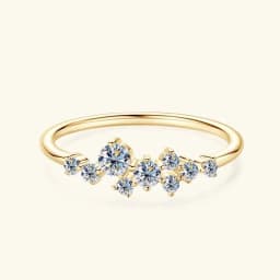 925 Sterling Silver Ring Moissanite Sterling Silver Wedding Engagement Finger Rings Fashion Band For Women Fine Jewelry