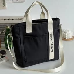 New Casual Tote Large Capacity Shoulder Bag Nylon Waterproof Canvas Handbag Simple Fashion Messenger Bags for Schoolgirl