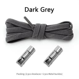 New Elastic Laces Sneakers Round Press Lock Shoelaces Without ties Kids Adult No Tie Shoelace Rubber Bands Shoes Accessories