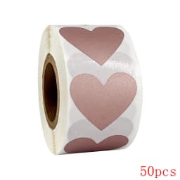 50-300pcs 3 colors Scratch Off Stickers Heart Shape Labels sticker DIY handmade for game Scratch Sticker Labels stationer