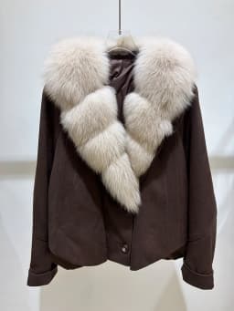Winter Warm Women Real Fox Fur Collar Down Jacket Outerwear Casual Goose Down Coat Puffer Jacket Streetwear Female Overcoat
