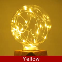 LED Edison String Light Bulb E27 110V 220V G95 Colorful RGB Lighting Copper Wire Bulb Home Decor Holiday Night Light Lamp