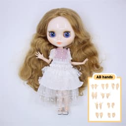 ICY DBS Blyth 1/6 bjd dolls joint body custom face colorful hair Contains clothing and shoes special