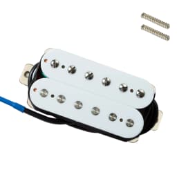 Phrilam Pro HH High Output Alnico5 6 Non &6 Adjustable Humbucker Neck/50mm7.6K Bridge/52mm Pickups8.8/16.5K for Electric Guitar