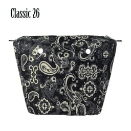 TANQU New Colorful Waterproof Inner Lining Insert Zipper Pocket for Classic Mini Obag Canvas  Inner Pocket for O Bag