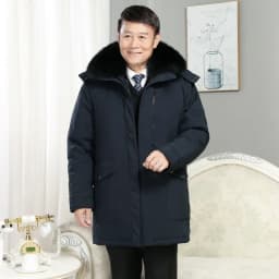 Windbreaker Men's Down Coats And Parkas Winter Jacket Man White Goose Down Jacket Puffer Jackets Padding Detachable Inner HXY196