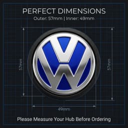 4PCS Car Badge Emblem Wheel Center Hub Caps Rim Hubcap Cover For VW Polo Golf-4 5 6 7 MK5 MK6 MK7 Tiguan Passat 3B7 601 171