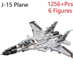 Military F/A-18E Super BumbleBee Strike Hornet Fighter Plane Building Blocks War Bricks Classic Model Educational Kids MOC Toys