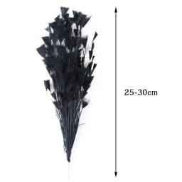 10-12inch Multicolor Turkey Goose Feather Flower Triangle Tipped Coque Free Bendable Feather Plumas Crafts DIY Lady Headdress