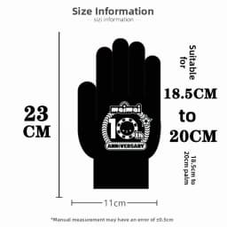Maimai Dance Gloves Unisex Large Size Elastic Knitted Fabric Wear Resistant Warm Gloves for Men And Women Students