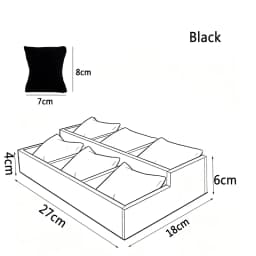 Solid Wood Three-Tiered Tray Bracelet Watch Necklace Pearl Bracelet Pillow Tray Jewelry Storage Rack