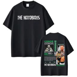Limited Connor Mcgregor The Notorious Graphic Tee Shirt Men Women Fashion Retro Classic T Shirt Casual Cotton Oversized T Shirts