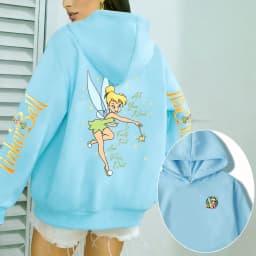 Tinker Bell Anime Men Cartoon Hoodie Women Pullover Tops Outdoor New Fashion Autumn Spring Couple Sweatshirts Clothes