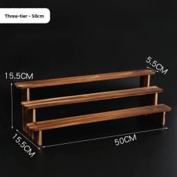 Pure Wood Display Stand Storage Rack Desktop Figurine Bubble Mat Doll Meat Green Plant Multi-layer Staircase Rack