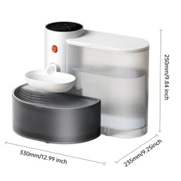 Automatic Cat Water Fountain Self Refilling and Pouring Pet Water Dispenser Silent Wireless Pet Drinking Fountain Large Capacity