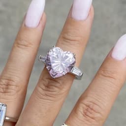 Luxury 925 Sterling Silver Wedding Engagement Simulated Diamond White Gold Ring Fine Jewelry Wholesale