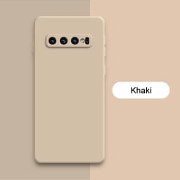 Original Square Liquid Silicone Case for Samsung Galaxy S8 S9 S10 Plus S10E Soft Candy Back Cover S8Plus S9Plus S10Plus E Fundas
