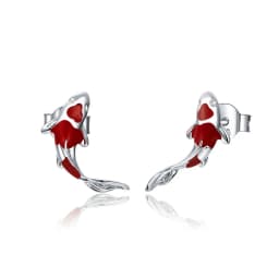 WOSTU 925 Sterling Silver Starfish Stud Earrings Blue Cubic Zircon Earrings For Women Fashion Silver 925 Jewelry CTE136