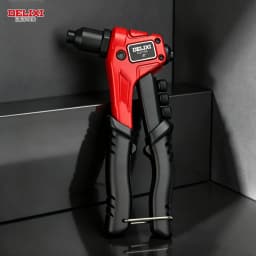 8''Heavy-Duty Hand Riveter,High-Lever Labor-Saving Design,Manual Tool for Fastening and Riveting Metal,Wood,Plastic