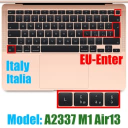 For Macbook Air13 M1 Chip Keyboard Cover Laptop Silicone Protective Film For Macbook A2337 13.3Air Keyboard Cases Release 2020