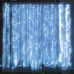 Fairy Curtain Lights USB Remote Control Waterproof LED String Lights for Bedroom Indoor Outdoor Wedding Christmas Party Decor
