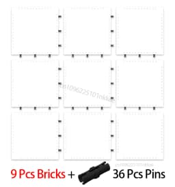 Wholesale 16X16 Pixel Art Building Blocks Bottom Plate 65803 Bricks Baseplate Part Compatible 31212 21333 98138 Pixel Toys Gifts