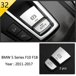 Car Styling Console Multimedia AC CD Panel Decoration Frame Cover Trim Strip Sticker For BMW 5 Series F10 F11 F18 Accessories