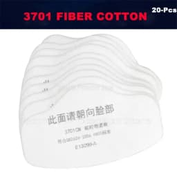 21in1 Half Face Dust Mask Respirator Dust-Proof Work Safety Rubber Mask Cotton Filter For DIY House Clean Carpenter Builder Pol
