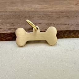 New Bone Personalized Dog Tag Name Pet ID Tag Solid Brass Pets Anti-lost Tag Puppy Accessories Dogs Collar Customized Engraved