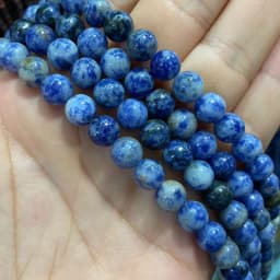 Natural Stone Amethyst Green Jade Agate Rose Quartz Apatite Turquoise Round Bead for Jewelry Make Diy Women Bracelet Accessories