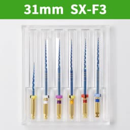 Dental Super Files Blue Rotary File Nickel Titanium Metal Root Canal File Endodontic Equipment 21/25/31mm S1/S2/F1/F2/F3/F4/F5
