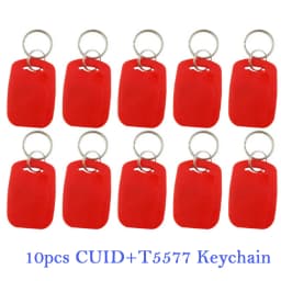 RFID Changeable Dual Chip Magic Card 125Khz T5577 EM4305 Clone Key 13.56Mhz CUID Gen2 Rewritable Copy Token IC ID NFC Tag
