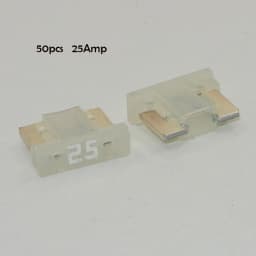 Micro Blade Fuses 50pc Assortment Pack - Car Auto Electrical Replacement Fuse