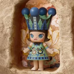 POPMART MEGA ROYAL MOLLY 100% Anniversary Series1 Blind Box Mystery Box Guess Bag Toys Doll Cute Anime Figure