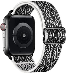 Nylon Strap for Apple Watch Band Ultra2-1 49mm 41mm 45 mm 38/42 Bohemian Elastic Bracelet iWatch Series 9 8 7 6 5 4 3 Se 40/44mm